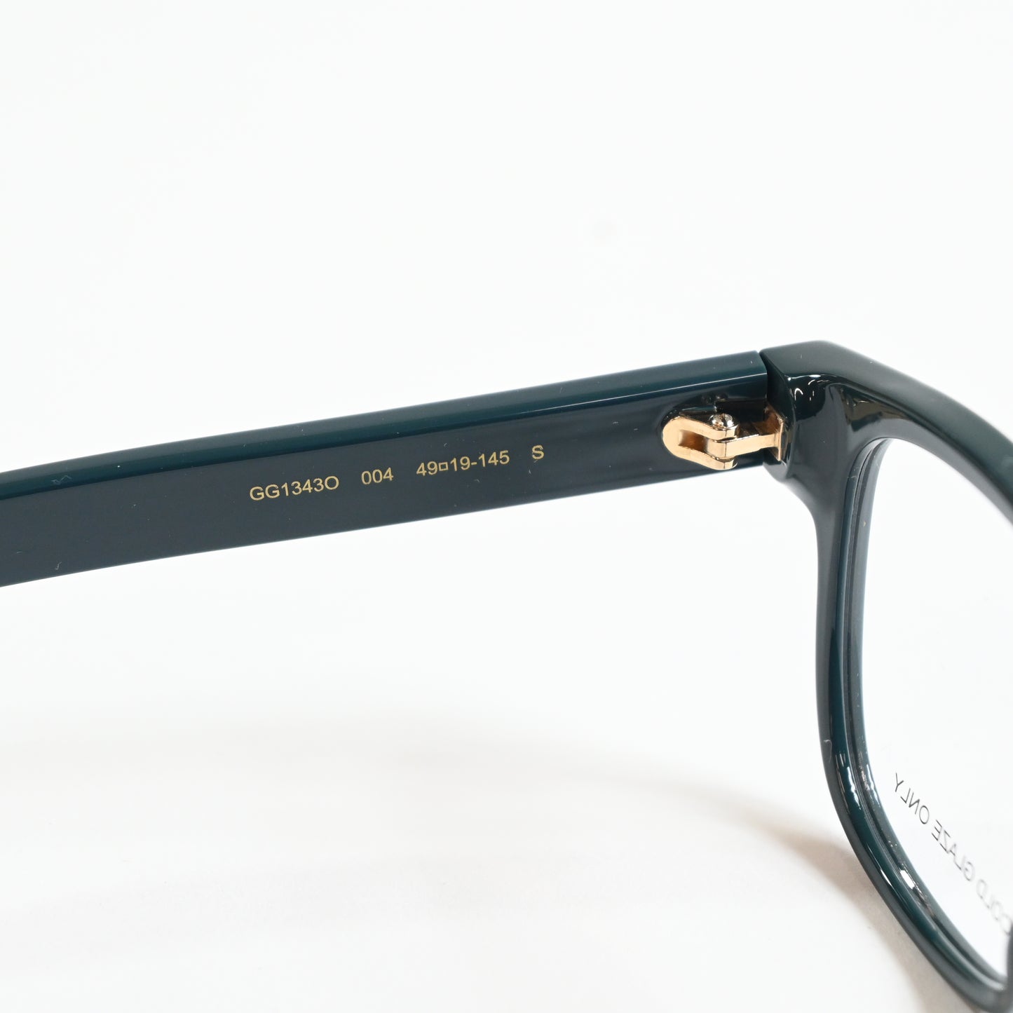 Gucci GG1343O 004 Unisex Authentic Eyeglasses Dark Green, 49mm - New