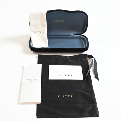 Gucci GG1343O 004 Unisex Authentic Eyeglasses Dark Green, 49mm - New
