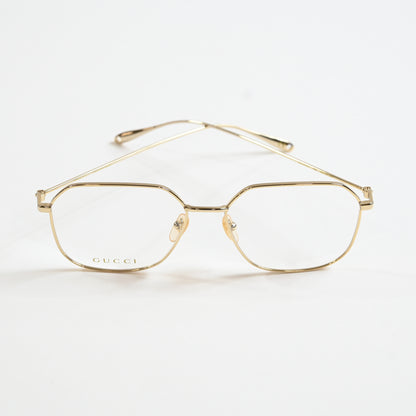 Gucci GG1032O 004 Womens Authentic Eyeglasses Gold, 56mm - New