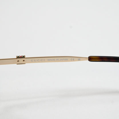 Gucci GG1441S 002 Mens Authentic Sunglasses Gold/Brown, 58mm - New