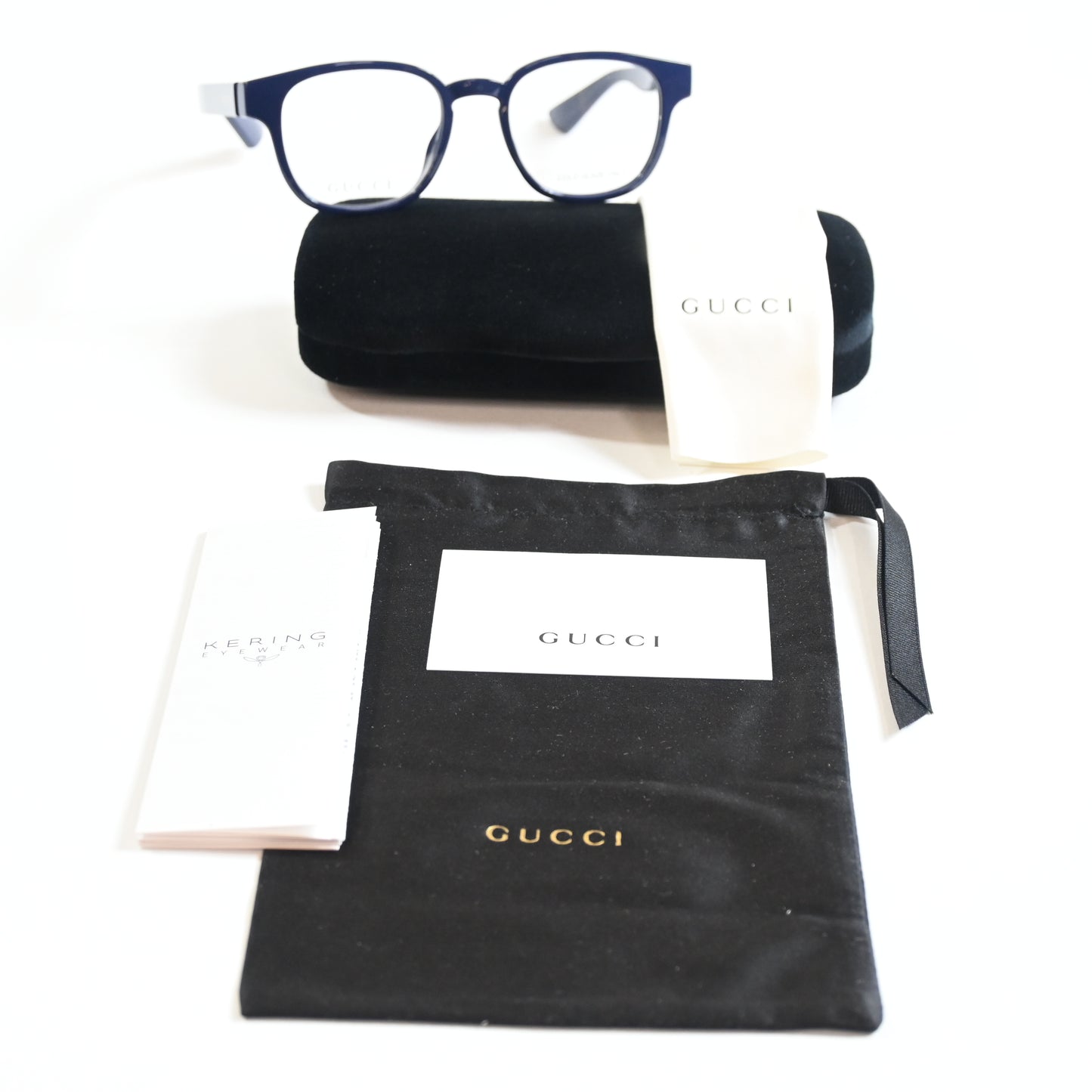 Gucci GG1343O 003 Mens Authentic Eyeglasses Black, 49mm - New