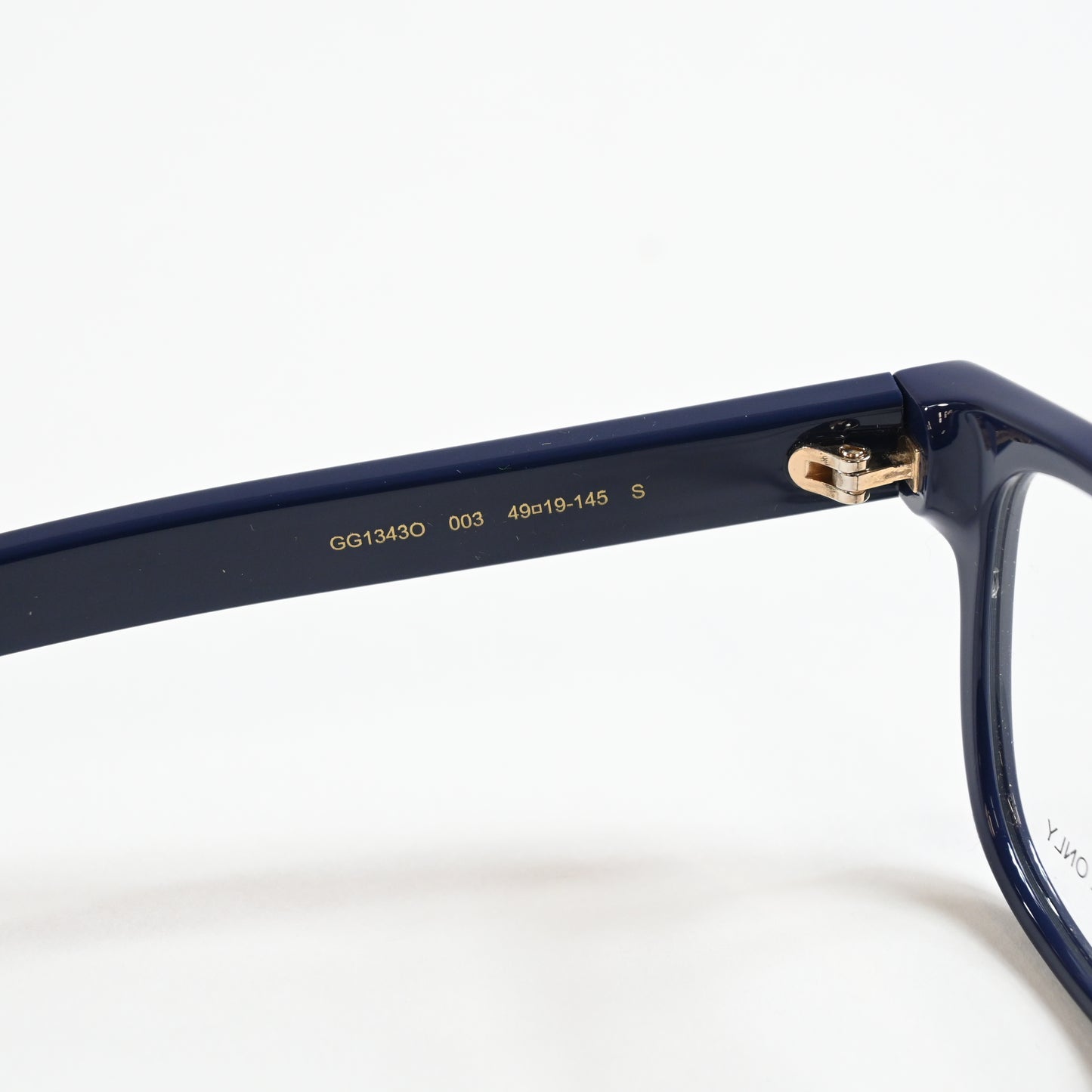 Gucci GG1343O 003 Mens Authentic Eyeglasses Black, 49mm - New