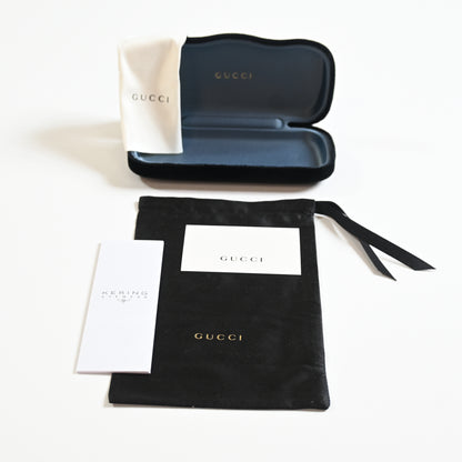 Gucci GG1437S 003 Mens Authentic Sunglasses Havana/Gold, 55mm - New
