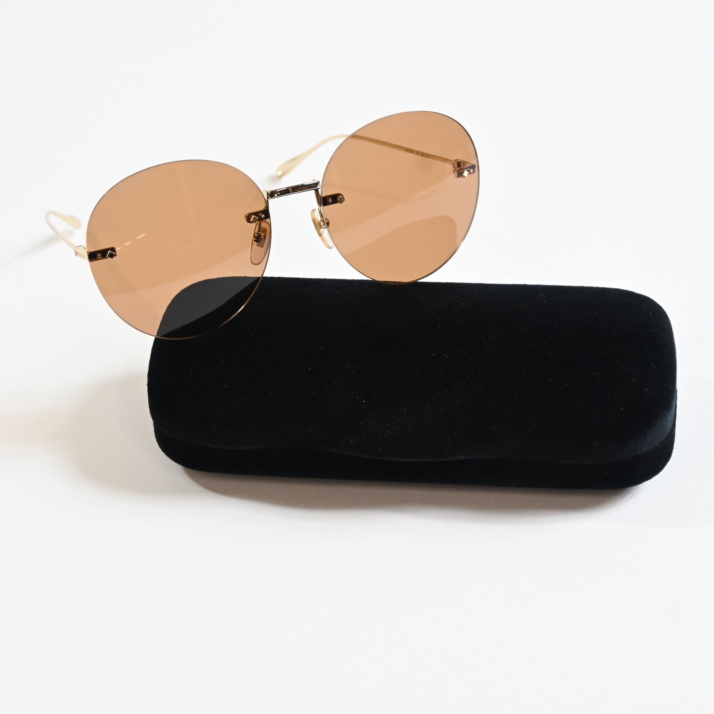 Gucci GG1149S 003 Womens Authentic Sunglasses Gold, 60mm - New