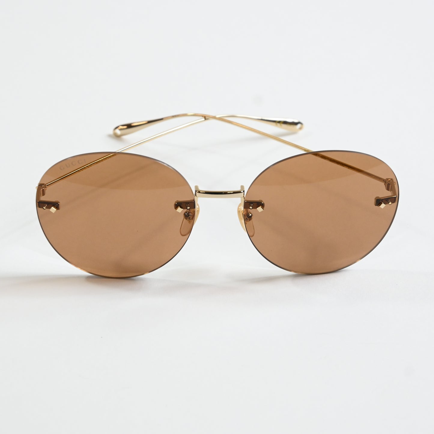 Gucci GG1149S 003 Womens Authentic Sunglasses Gold, 60mm - New