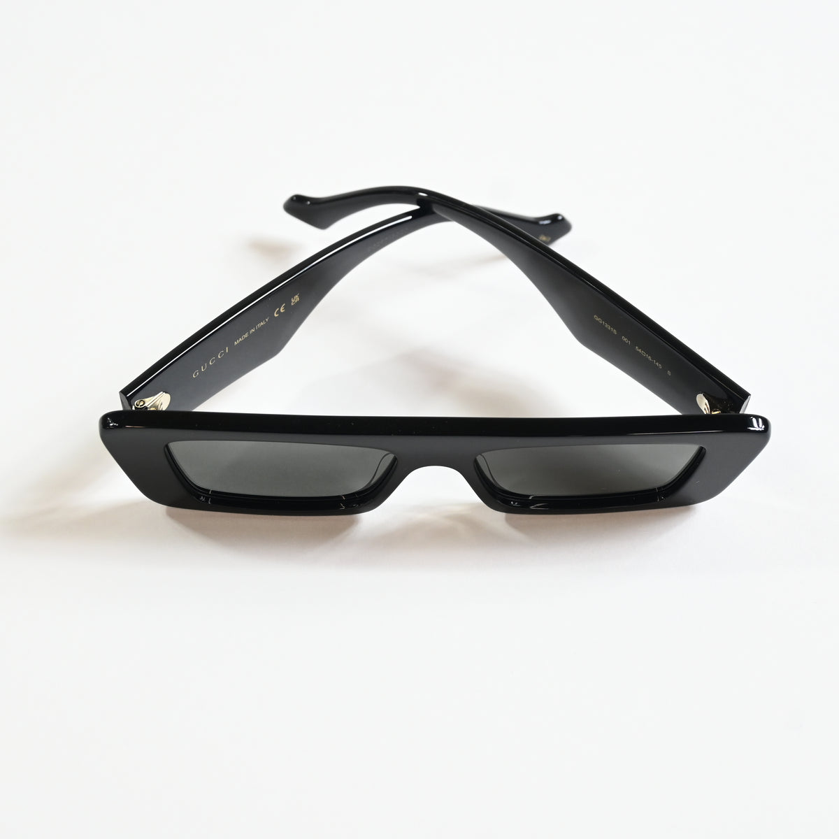 Gucci GG1331S 001 Mens Authentic Sunglasses Black/Gray, 54mm - New