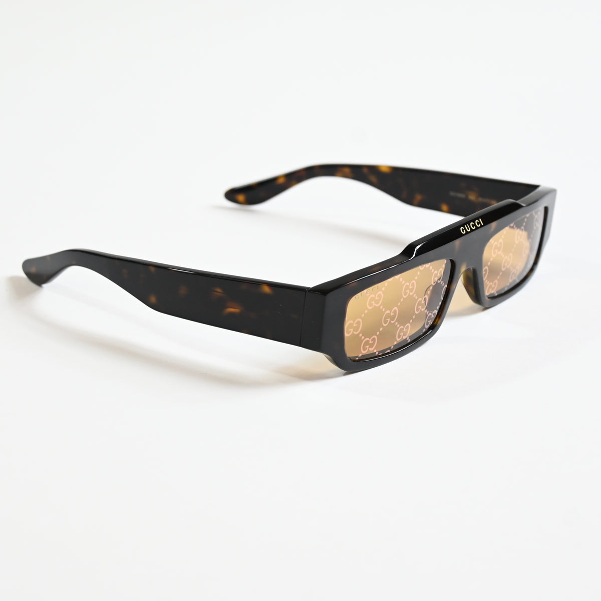 Gucci GG1592S 002 Mens Authentic Sunglasses Havana/Bronze, 55mm - New