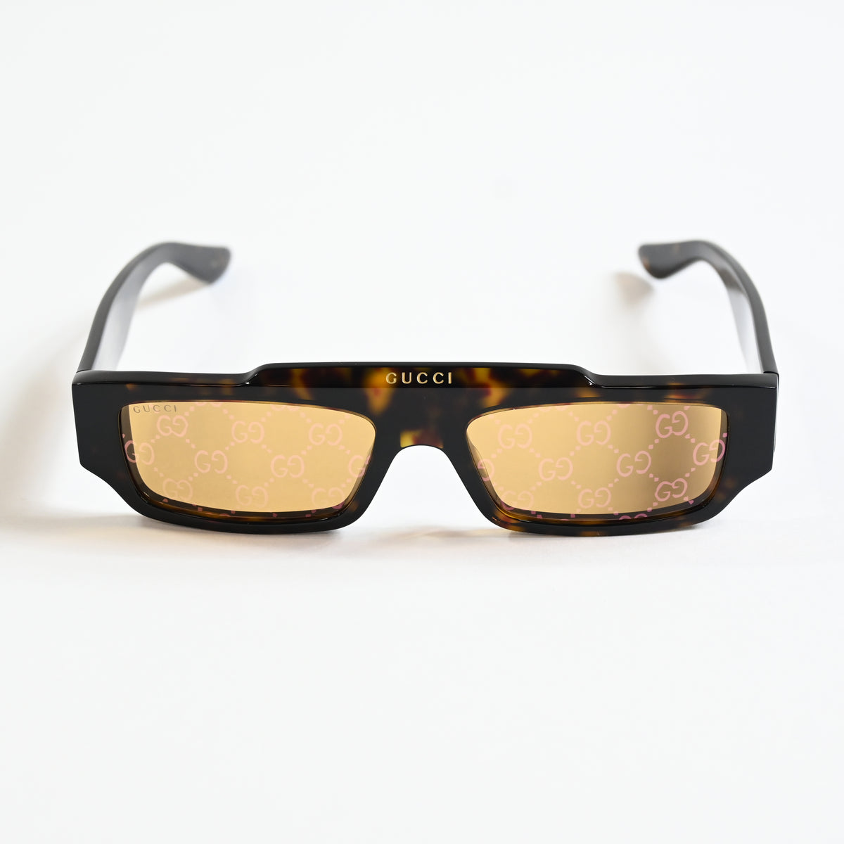 Gucci GG1592S 002 Mens Authentic Sunglasses Havana/Bronze, 55mm - New