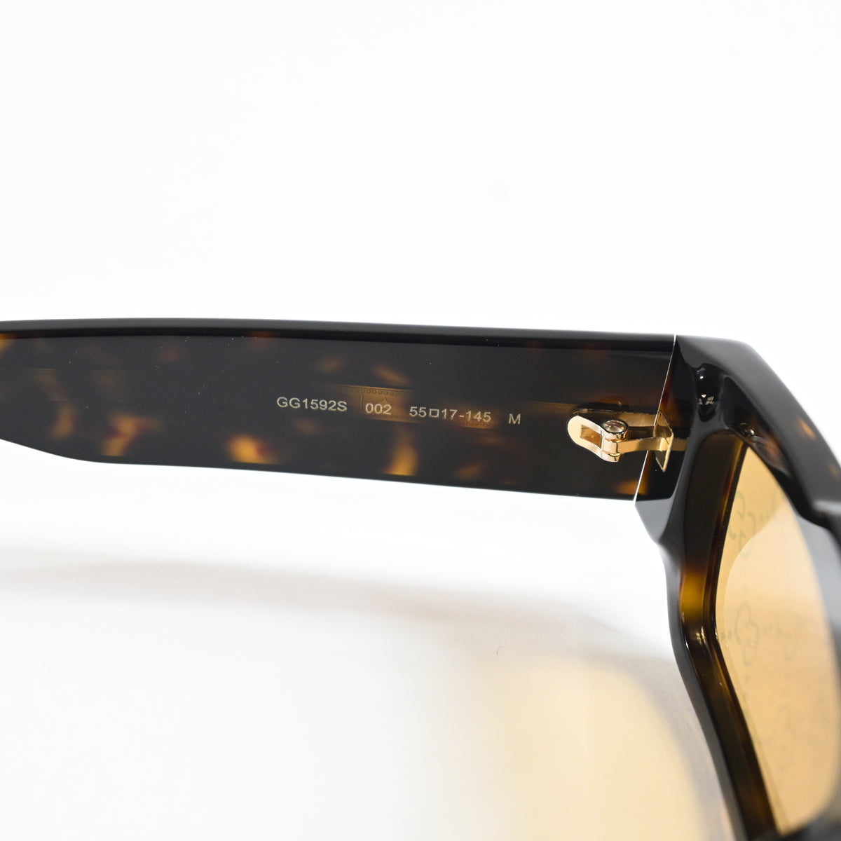 Gucci GG1592S 002 Mens Authentic Sunglasses Havana/Bronze, 55mm - New