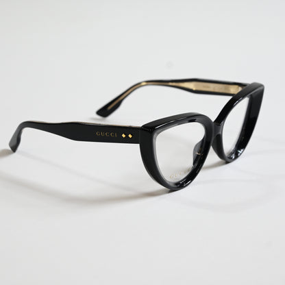 Gucci GG1530O 001 Womens Authentic Eyeglasses Black, 52mm - New