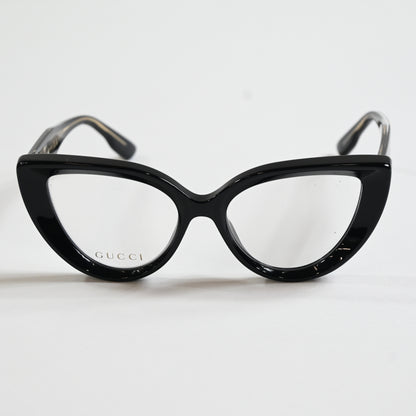 Gucci GG1530O 001 Womens Authentic Eyeglasses Black, 52mm - New
