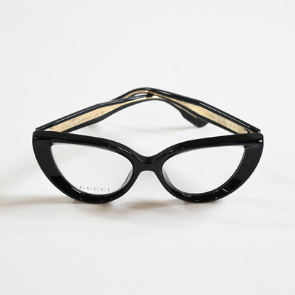 Gucci GG1530O 001 Womens Authentic Eyeglasses Black, 52mm - New