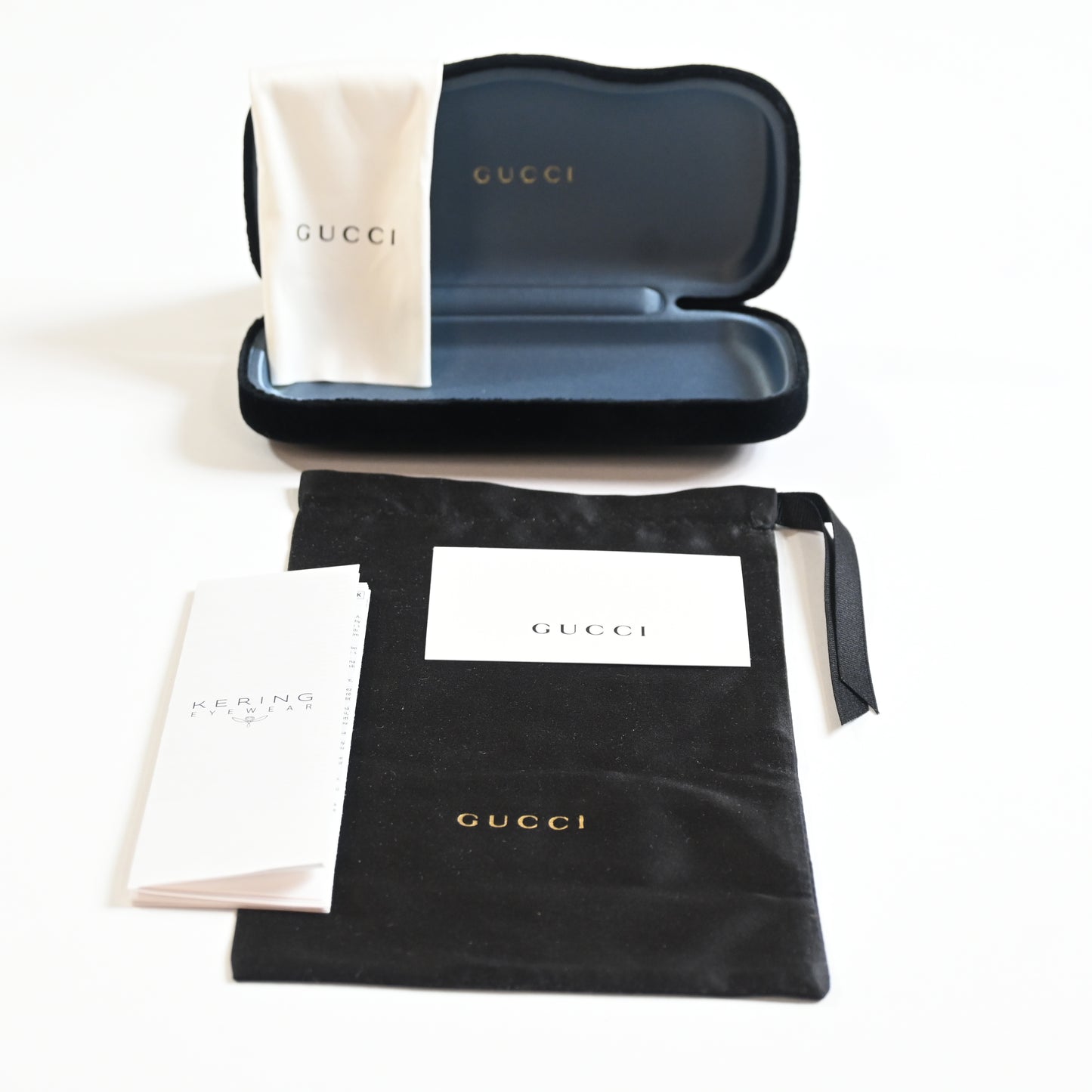 Gucci GG1530O 001 Womens Authentic Eyeglasses Black, 52mm - New