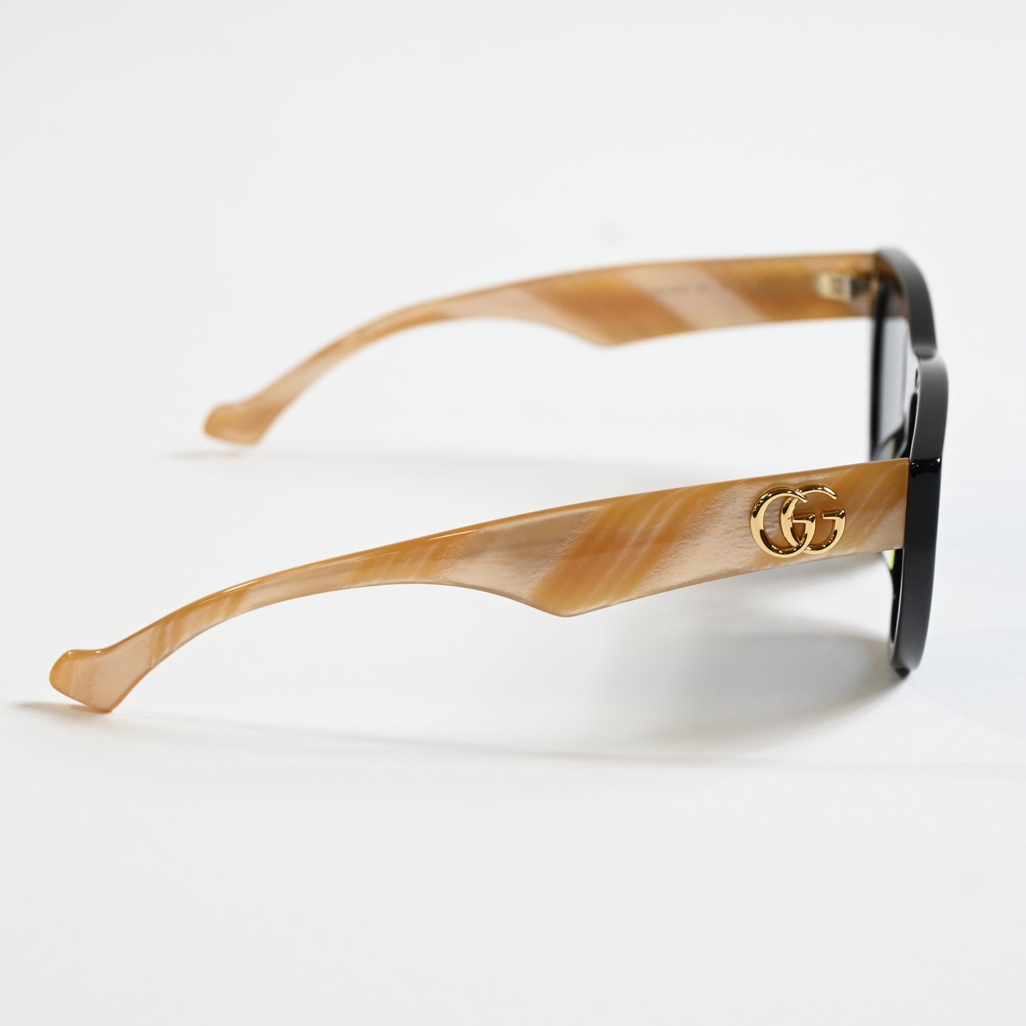 Gucci GG1333S 004 Womens Authentic Sunglasses Black/Brown, 58mm - New