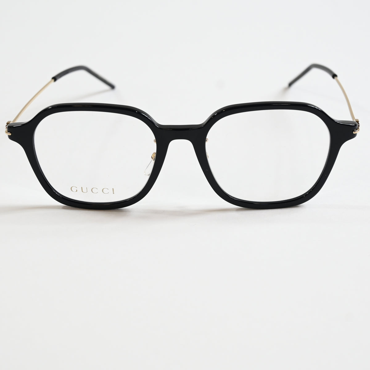 Gucci GG1277OA 001 Womens Authentic Eyeglasses Black/Gold, 52mm - New