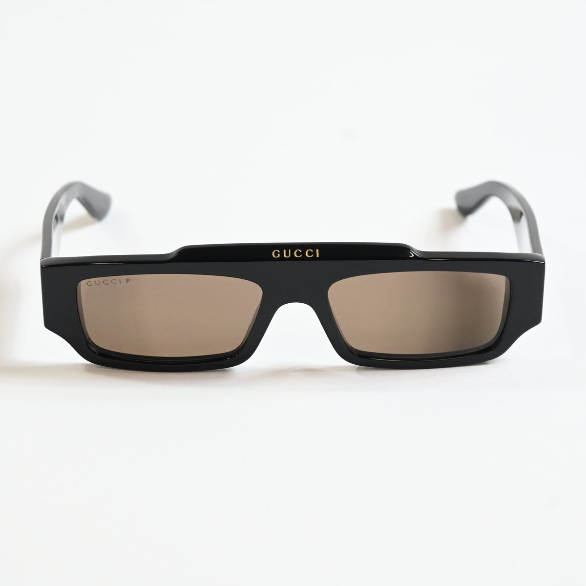 Gucci GG1592S 005 Mens Authentic Sunglasses Black/Brown, 55mm - New