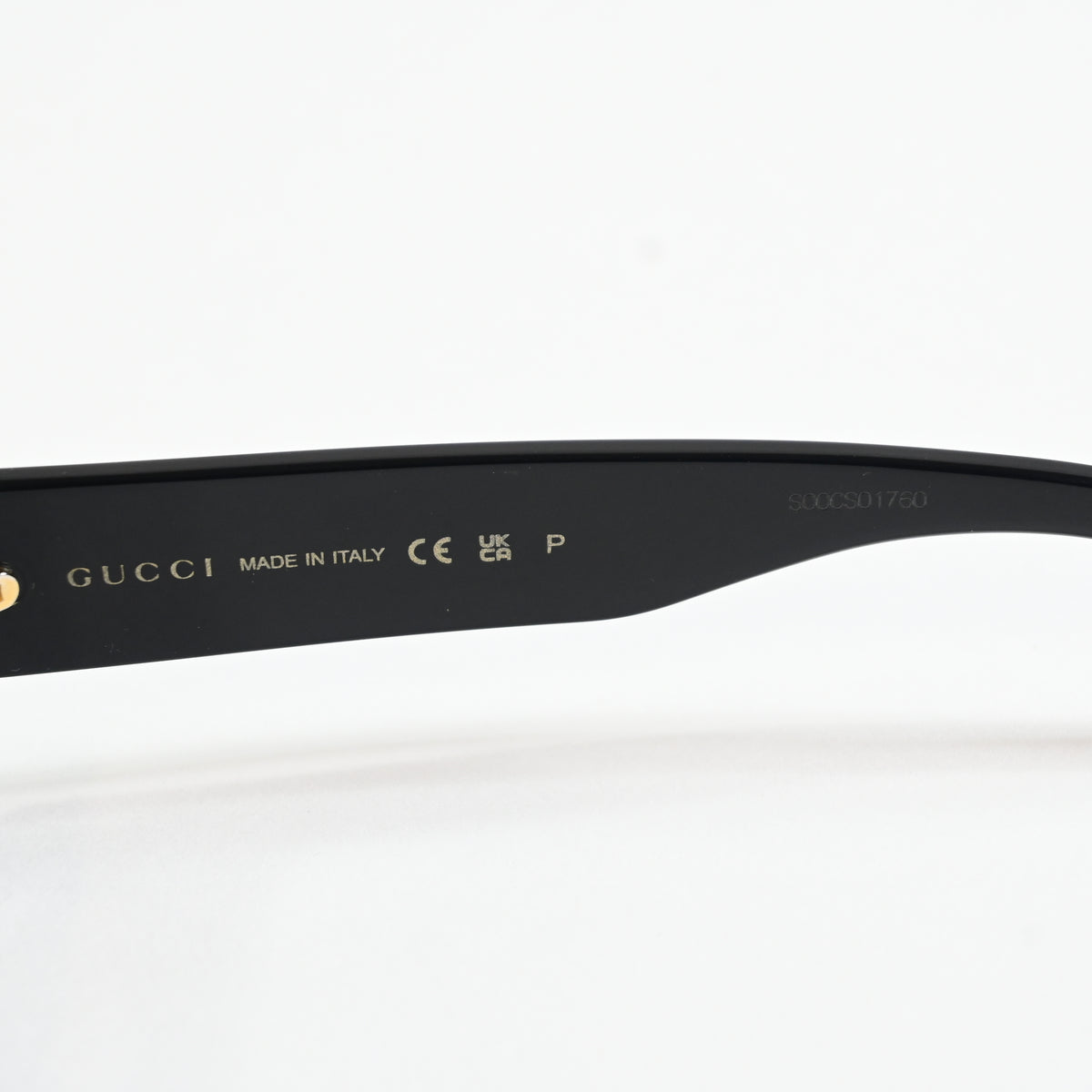Gucci GG1592S 005 Mens Authentic Sunglasses Black/Brown, 55mm - New