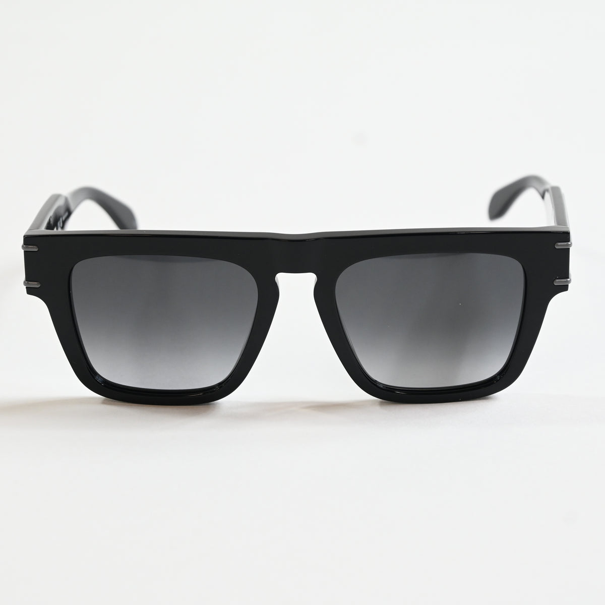 Alexander Mcqueen AM0397S 001 Men's Authentic Sunglasses Black/Gray, 52mm - New