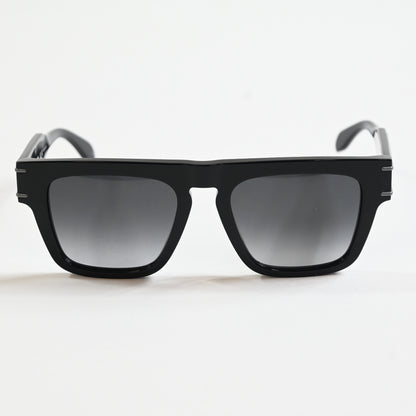 Alexander Mcqueen AM0397S 001 Men's Authentic Sunglasses Black/Gray, 52mm - New