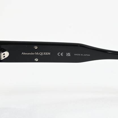 Alexander Mcqueen AM0397S 001 Men's Authentic Sunglasses Black/Gray, 52mm - New