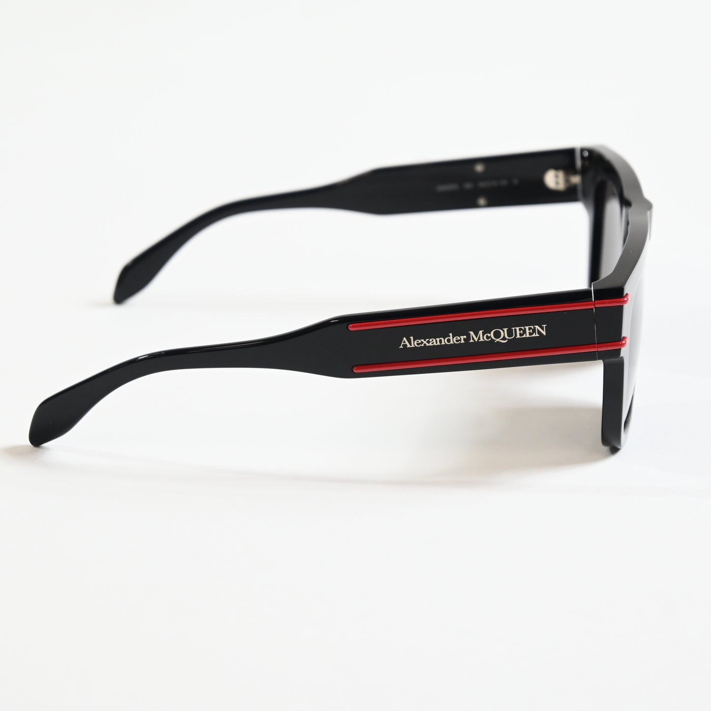 Alexander Mcqueen AM0397S 003 Mens Authentic Sunglasses Black/Gray, 52mm - New