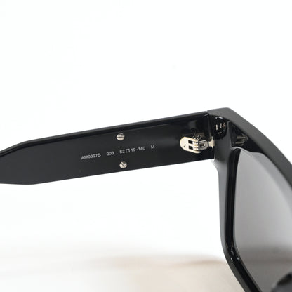 Alexander Mcqueen AM0397S 003 Mens Authentic Sunglasses Black/Gray, 52mm - New
