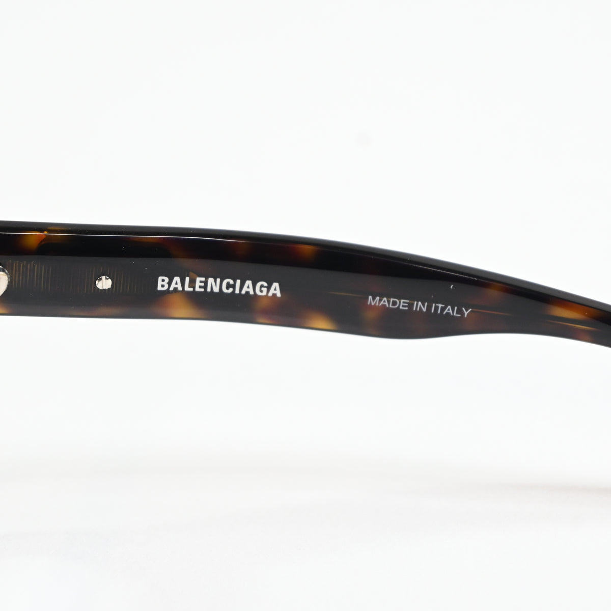 Balenciaga BB0239O 002 Unisex Authentic Eyeglasses Havana/Silver, 50mm - New