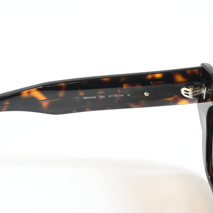 Balenciaga BB0234S 002 Womens Authentic Sunglasses Black/Gray, 51mm - New