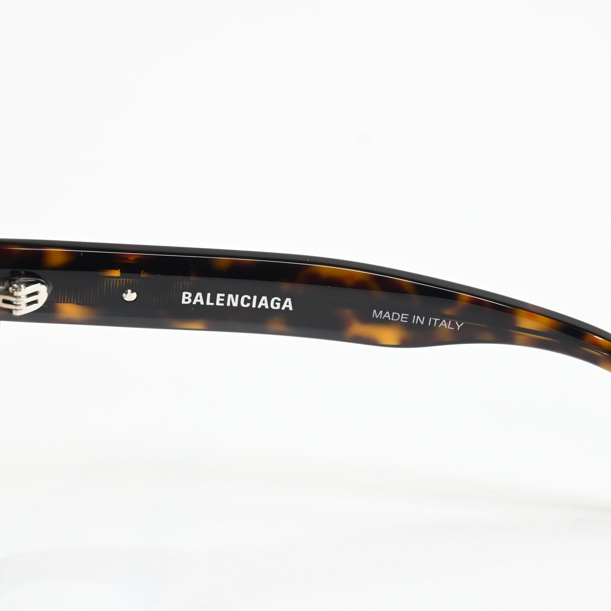 Balenciaga BB0238O 002 Womens Authentic Eyeglasses Havana/Silver, 50mm - New