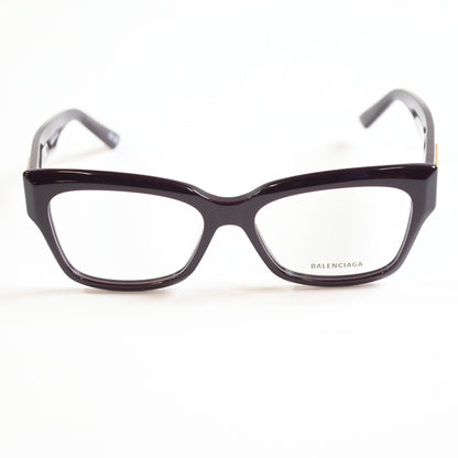 Balenciaga BB0274O 003 Womens Authentic Eyeglasses Dark Red/Gold, 55mm - New