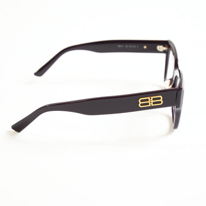 Balenciaga BB0274O 003 Womens Authentic Eyeglasses Dark Red/Gold, 55mm - New