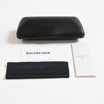 Balenciaga BB0274O 003 Womens Authentic Eyeglasses Dark Red/Gold, 55mm - New
