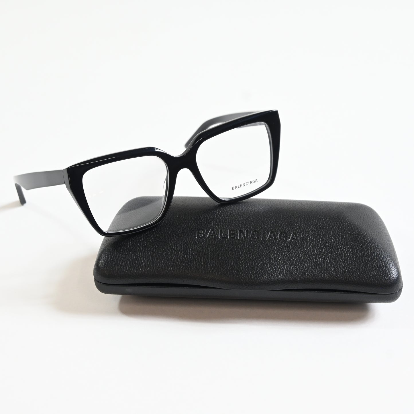Balenciaga BB0130O 001 Womens Authentic Eyeglasses Burgundy, 53mm - New
