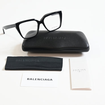 Balenciaga BB0130O 001 Womens Authentic Eyeglasses Burgundy, 53mm - New
