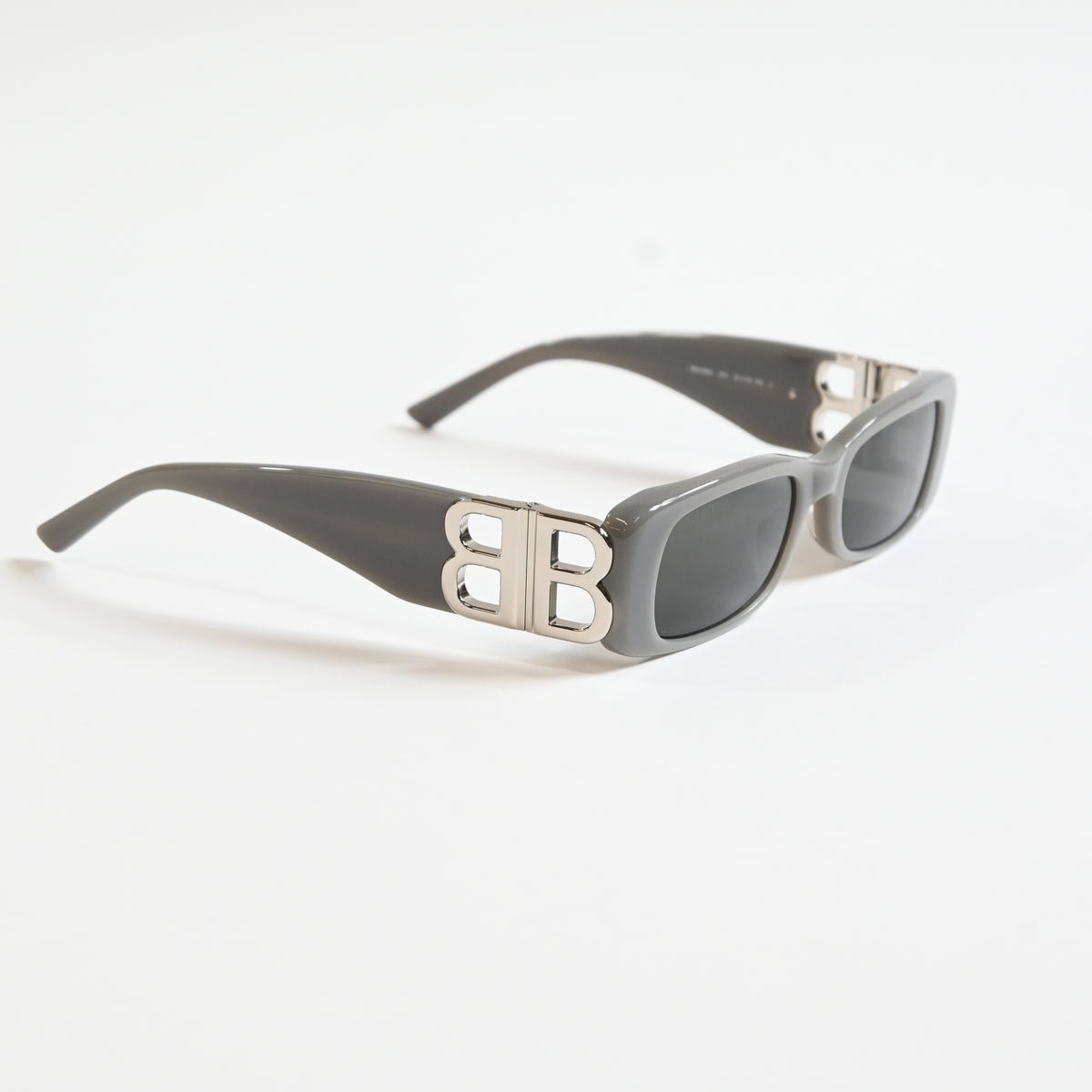 Balenciaga BB0096S 014 Womens Authentic Sunglasses Gray/Silver, 51mm - New