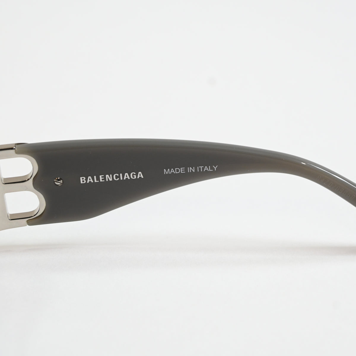 Balenciaga BB0096S 014 Womens Authentic Sunglasses Gray/Silver, 51mm - New