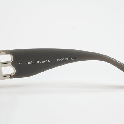 Balenciaga BB0096S 014 Womens Authentic Sunglasses Gray/Silver, 51mm - New