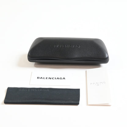 Balenciaga BB0096S 014 Womens Authentic Sunglasses Gray/Silver, 51mm - New