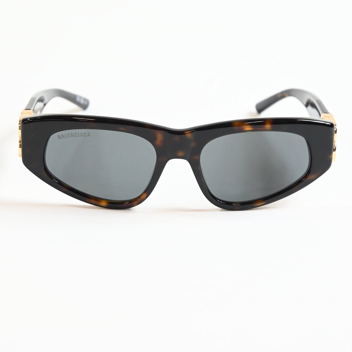 Balenciaga BB0095S 002 Womens Authentic Sunglasses Havana/Green, 53mm - New