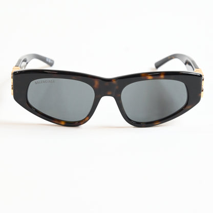 Balenciaga BB0095S 002 Womens Authentic Sunglasses Havana/Green, 53mm - New