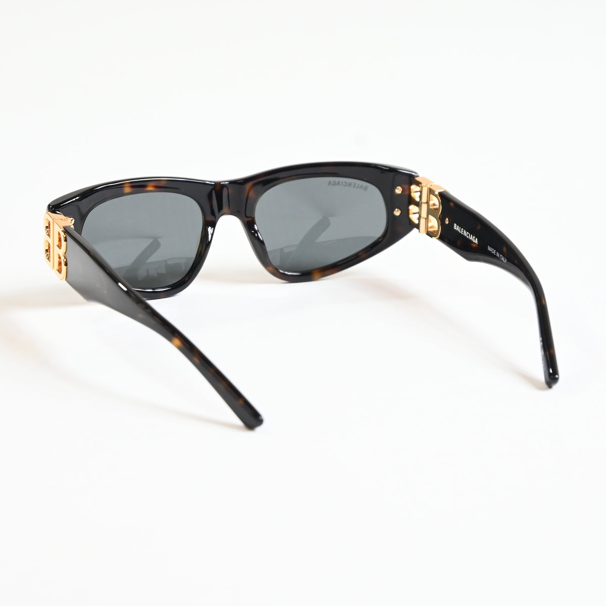 Balenciaga BB0095S 002 Womens Authentic Sunglasses Havana/Green, 53mm - New