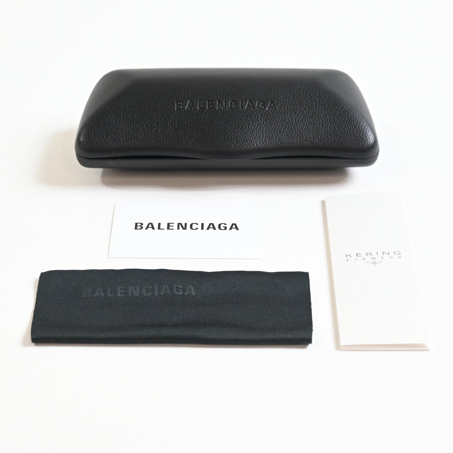 Balenciaga BB0239O 001 Unisex Authentic Eyeglasses Black/Gold, 50mm - New