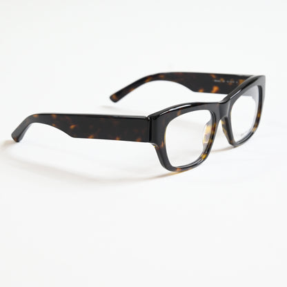 Balenciaga BB0264O 002 Unisex Authentic Eyeglasses Havana/Silver, 53mm - New
