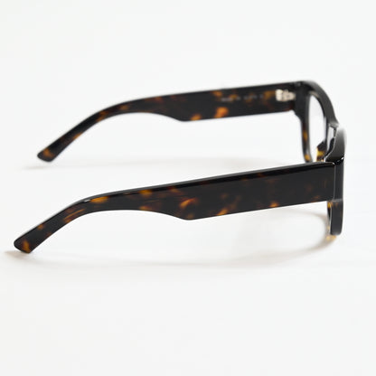 Balenciaga BB0264O 002 Unisex Authentic Eyeglasses Havana/Silver, 53mm - New