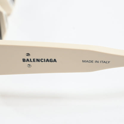 Balenciaga BB0243S 003 Womens Authentic Sunglasses Beige/Gray, 48mm - New