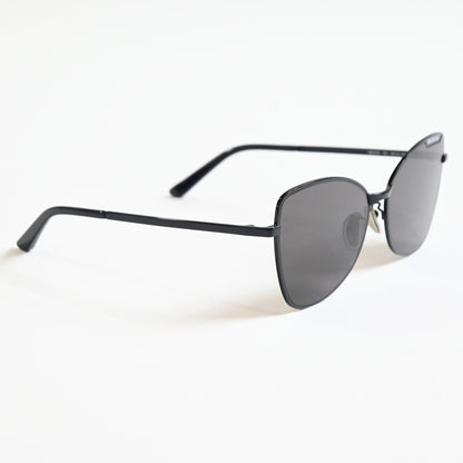 Balenciaga BB0278S 001 Womens Authentic Sunglasses Black/Gray, 60mm - New