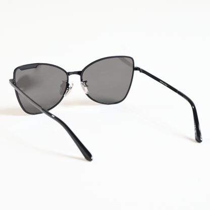 Balenciaga BB0278S 001 Womens Authentic Sunglasses Black/Gray, 60mm - New