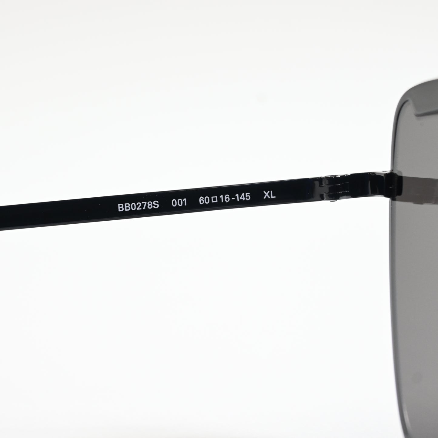 Balenciaga BB0278S 001 Womens Authentic Sunglasses Black/Gray, 60mm - New