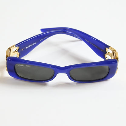 Balenciaga BB0096S 004 Womens Authentic Sunglasses Violet/Gold, 53mm - New