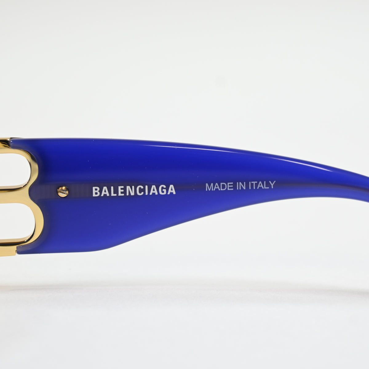 Balenciaga BB0096S 004 Womens Authentic Sunglasses Violet/Gold, 53mm - New